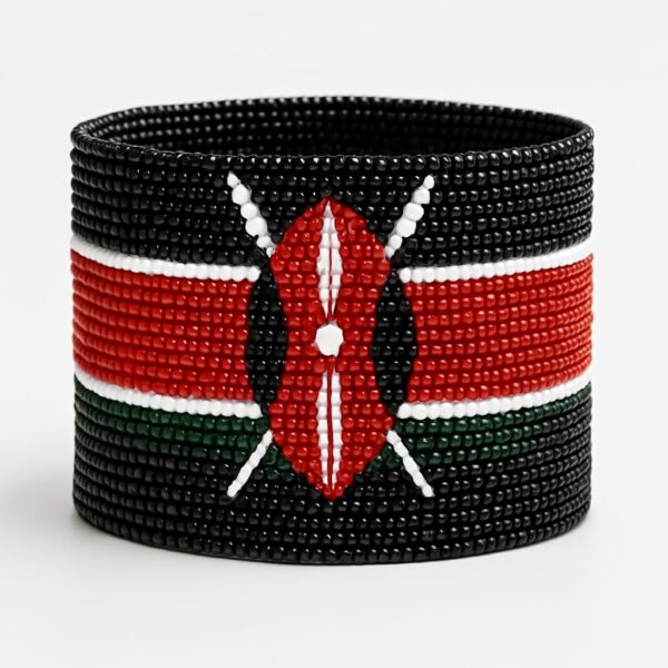 Kenya Flag Bracelet  Nyeusi Version