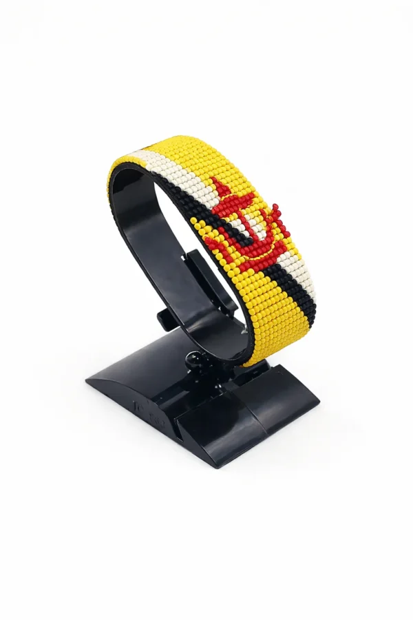 Brunei flag bracelet handcrafted in authentic flag colors