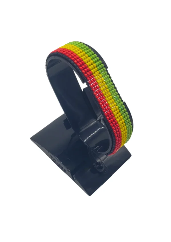 flag bracelet handcrafted in authentic flag colors