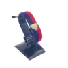 Philippines flag bracelet handcrafted in authentic flag colors on Black Stand.