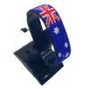 Australia Flag Bracelet Adjustable handcrafted with the colors of the Australian flag.