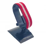 Handmade Austria Flag Bracelet featuring the colors of the Austrian flag on an adjustable bracelet.