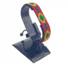 Handmade Bolivia Adjustable Flag Bracelet featuring the colors of the Bolivian flag on an adjustable bracelet.