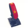 China Flag Bracelet Adjustable handcrafted with beadwork in the colors of the China flag.