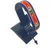 Eswatini Flag Bracelet Adjustable handcrafted with beadwork in the colors of the Eswatini flag.