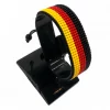 Germany Flag Bracelet Adjustable handcrafted with beadwork in the colors of the Germany flag.