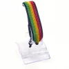 Lithuania Flag Bracelet Adjustable handcrafted with beadwork in the colors of the Lithuania flag.