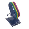 Mauritius Flag Bracelet Adjustable handcrafted with beadwork in the colors of the Mauritius flag.