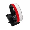 Poland Flag Bracelet Adjustable handcrafted with beadwork in the colors of the Poland flag.