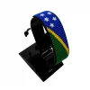 Solomon Islands Flag Bracelet Adjustable handcrafted with beadwork in the colors of the Solomon Islands flag.