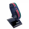 South Sudan Flag Bracelet Adjustable handcrafted with beadwork in the colors of the South Sudan flag.