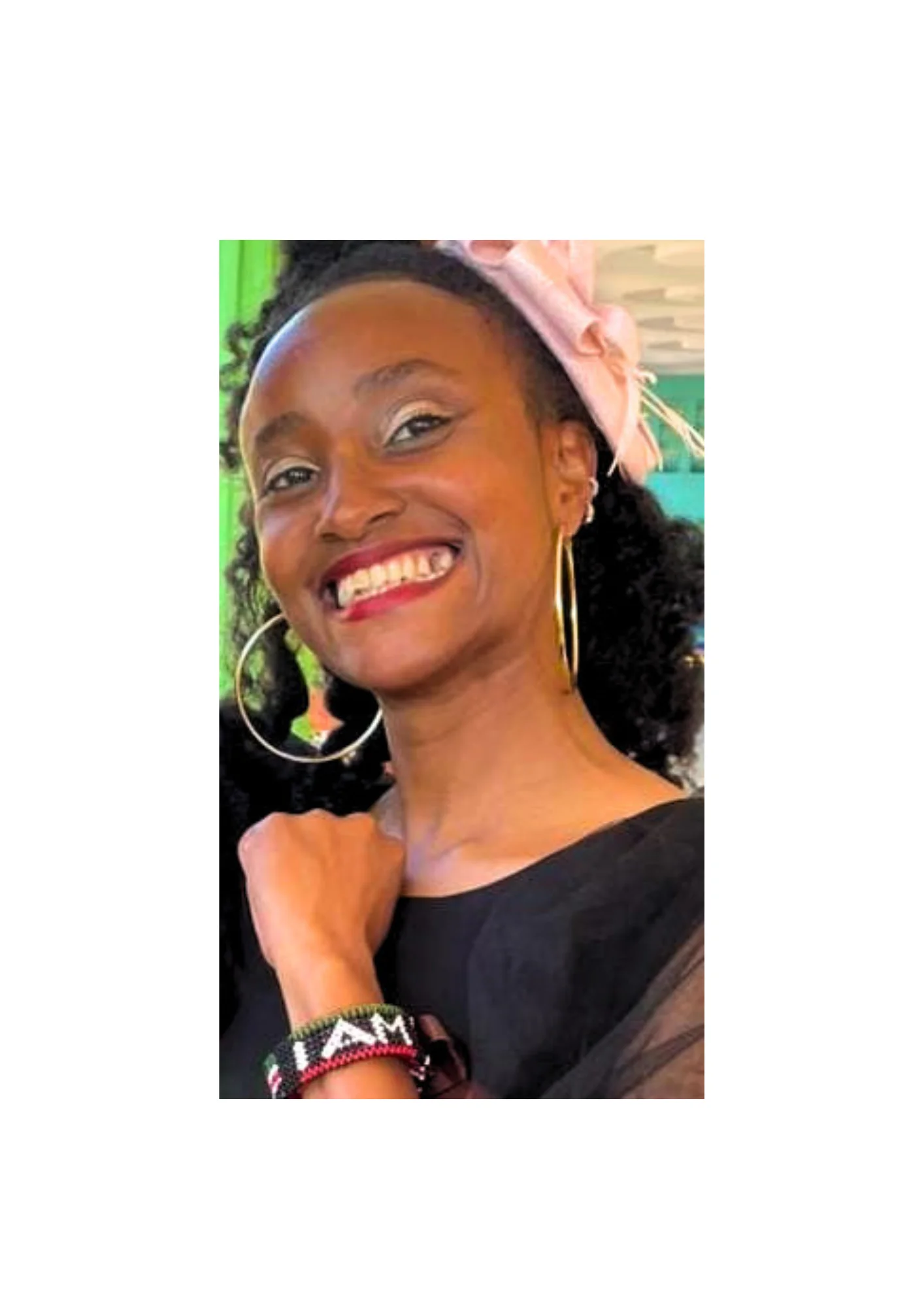 Adimu Collections Co-Founder Carol Shalala Mburugu Mburugu. She is also an accomplished writer and Dancer.