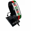 Afghanistan Flag Bracelet With Name Adjustable handcrafted with beadwork in the colors of the Afghanistan flag and the name "Afghanistan".