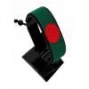 Bangladesh Flag Bracelet Adjustable handcrafted with beadwork in the colors of the Bangladesh flag.