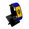 Barbados Flag Bracelet Adjustable handcrafted with beadwork in the colors of the Barbados flag.