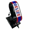 Belize Flag Bracelet With Name Adjustable handcrafted with beadwork in the colors of the Belize flag and the name "Belize".