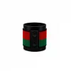Burkina Faso Signature Flag Bracelet with Buttons handcrafted with premium beadwork in the colors of the Burkina Faso flag.