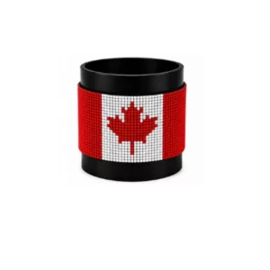 Canada Signature Flag Bracelet Long Neck with Buttons.