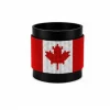 Canada Signature Flag Bracelet Long Neck with Buttons handcrafted with premium beadwork featuring the Canada flag and button closure.