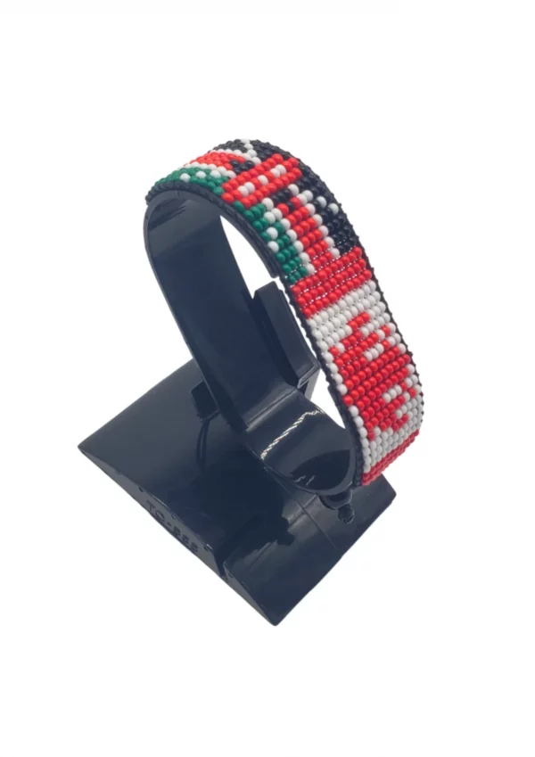 Canada-Kenya Combo Flag Bracelet Adjustable