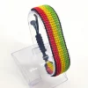 Guinea Flag Bracelet Adjustable handcrafted with beadwork in the colors of the Guinea flag.