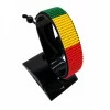 Mali Flag Bracelet Adjustable handcrafted with beadwork in the colors of the Mali flag.