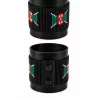 Kenya Black Version Signature Flag Bracelet Long Neck with Buttons.