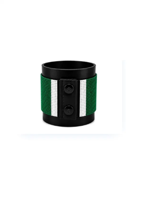 Nigeria Signature Flag Bracelet Long Neck with Buttons.