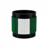 Nigeria Signature Flag Bracelet Long Neck with Buttons handcrafted with premium beadwork featuring the Nigeria flag and button closure.