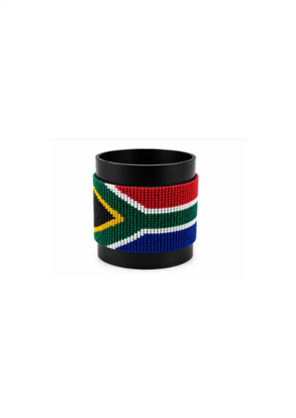 South Africa Signature Flag Bracelet Long Neck with Buttons.