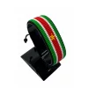 Suriname Flag Bracelet Adjustable handcrafted with beadwork in the colors of the Suriname flag.