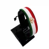 Tajikistan Flag Bracelet Adjustable handcrafted with beadwork in the colors of the Tajikistan flag.