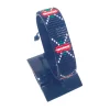 Kenya Flag Bracelet Version handcrafted with beadwork in the colors of the Kenya flag