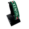Kenya Flag Bracelet With Name Adjustable Green Version handcrafted with beadwork in the colors of the Kenya flag featuring the name KENYA