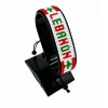 Lebanon Flag Bracelet With Name Adjustable handcrafted with beadwork in the colors of the Lebanon flag featuring the name LEBANON.
