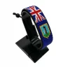 Montserrat Flag Bracelet Adjustable handcrafted with beadwork in the colors of the Montserrat flag.