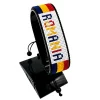 Romania Flag Bracelet With Name Adjustable handcrafted with beadwork in the colors of the Romania flag featuring the name ROMANIA.