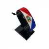 Sint Maarten Flag Bracelet Adjustable handcrafted with beadwork in the colors of the Sint Maarten flag.