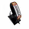 Uganda Flag Bracelet With Name Adjustable handcrafted with beadwork in the colors of the Uganda flag and the name "Uganda".