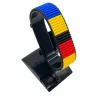 Ukraine Germany Combo Flag Bracelet Adjustable handcrafted with beadwork in the colors of the Ukraine and Germany flags.